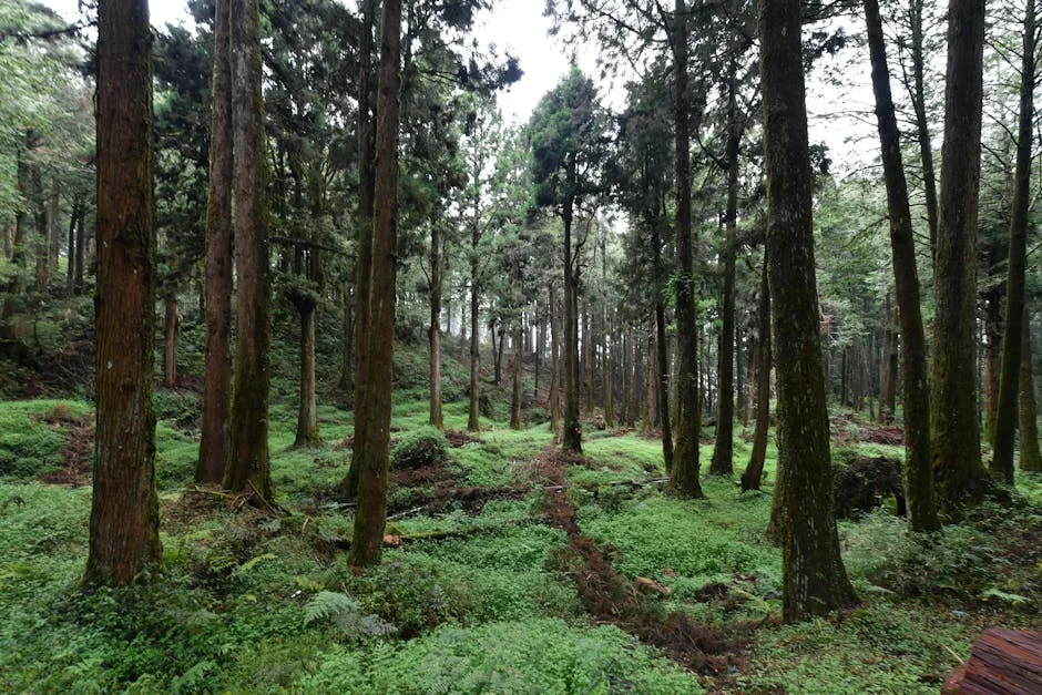 Alishan Village neighborhood in Alishan