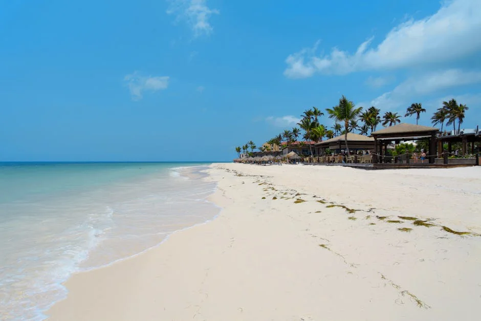 Palm Beach neighborhood in Aruba