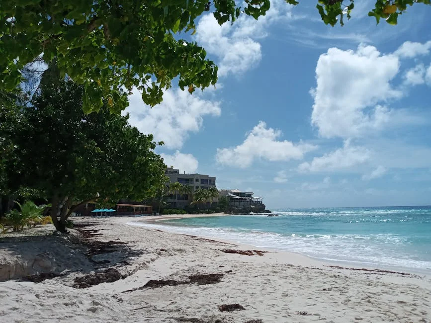 St. Lawrence Gap and Dover neighborhood in Barbados