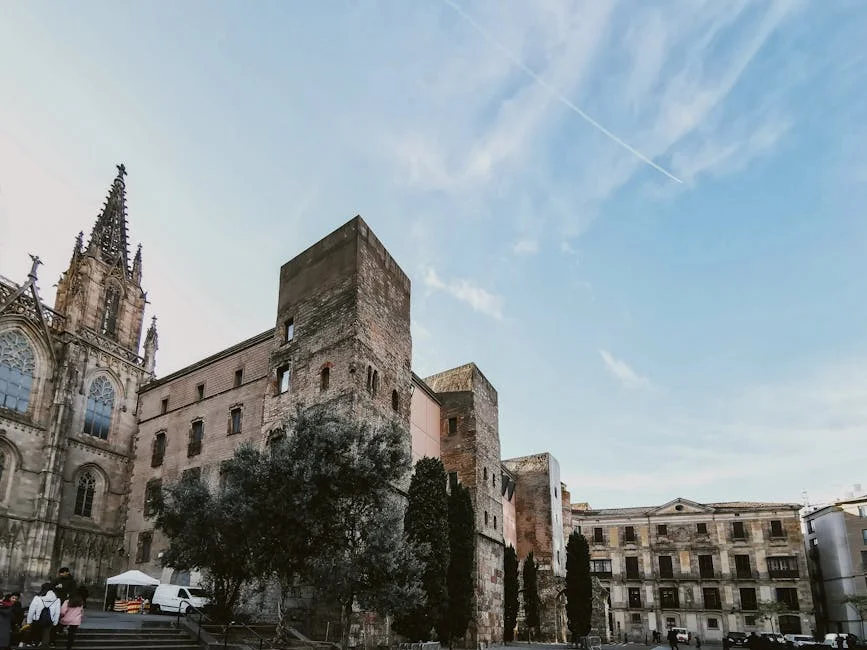 Gothic Quarter neighborhood in Barcelona for the First Time