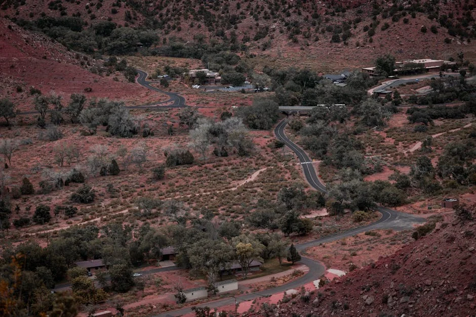 Long Valley and Orderville neighborhood in Between Zion and Bryce Canyon