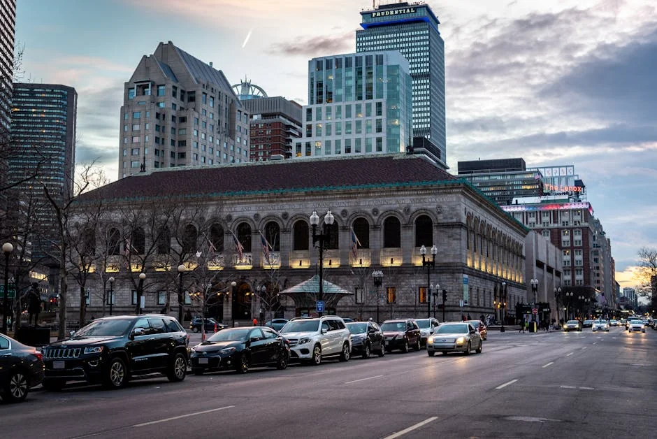 Back Bay neighborhood in Boston Without a Car