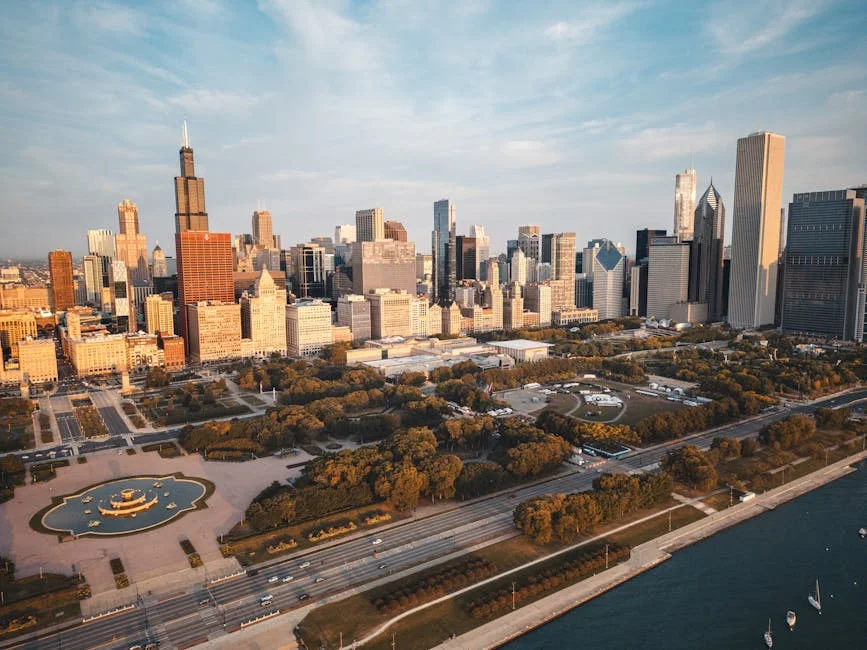 The Loop neighborhood in Chicago