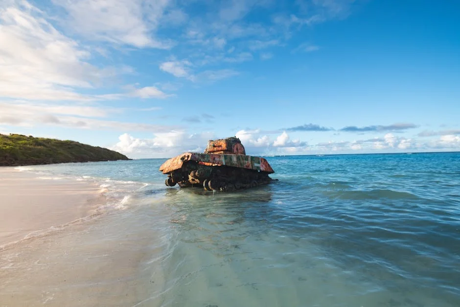 Flamenco Beach Area neighborhood in Culebra, Puerto Rico