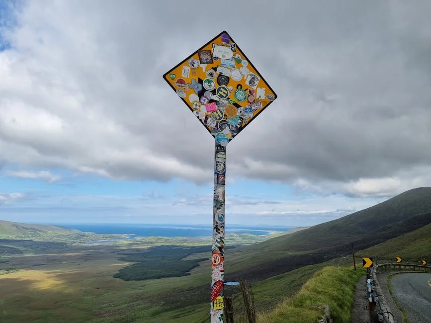Milltown and the Mall Road neighborhood in Dingle, Ireland