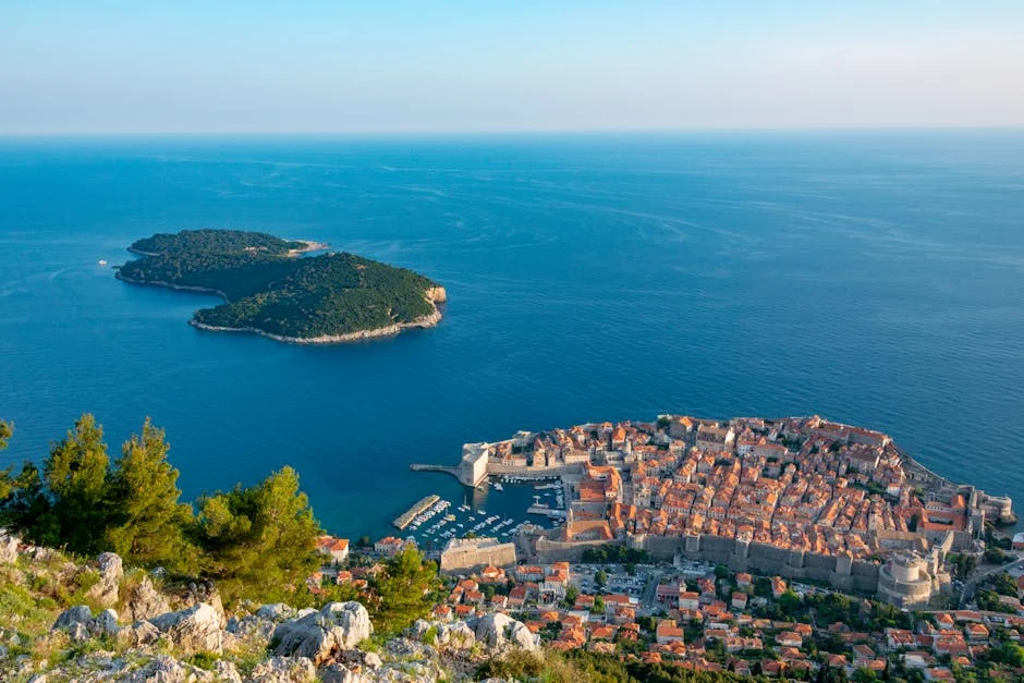 Lapad neighborhood in Dubrovnik