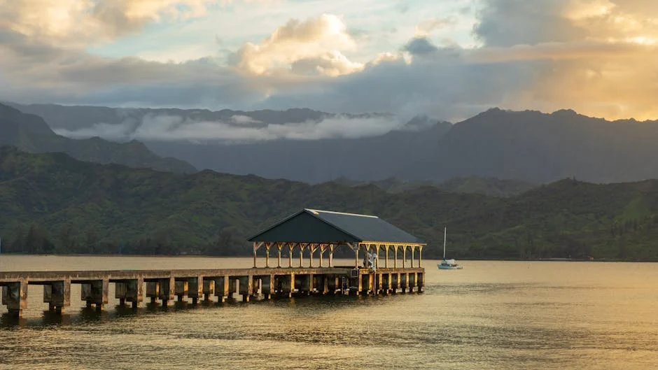 Hanalei neighborhood in Kauai Island