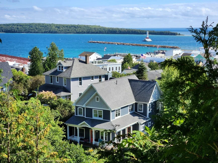 Main Street / Downtown neighborhood in Mackinac Island