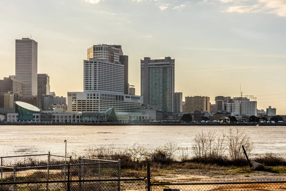 Marigny and Bywater neighborhood in New Orleans