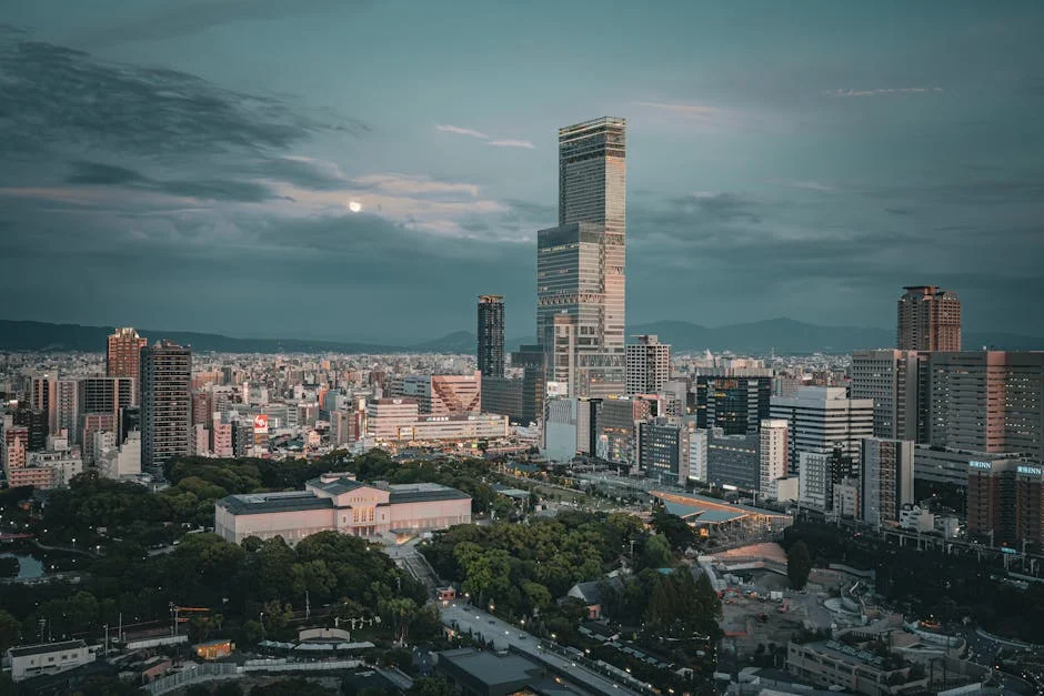Namba (Minami) neighborhood in Osaka, Japan