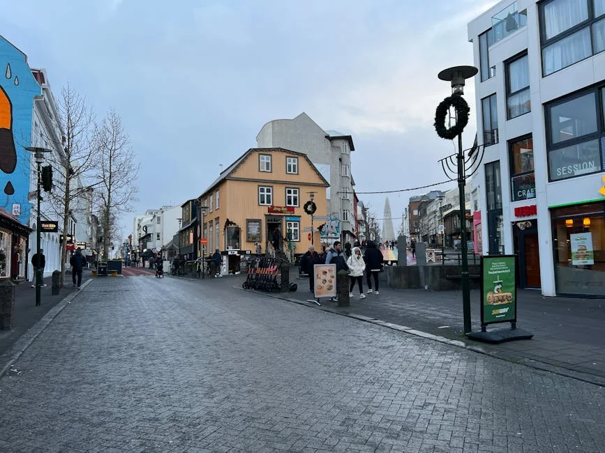 Hlemmur and East Laugavegur neighborhood in Reykjavik