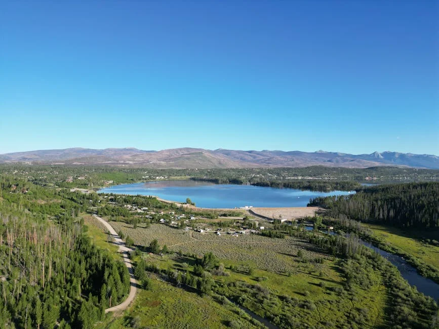 Grand Lake neighborhood in Rocky Mountain National Park
