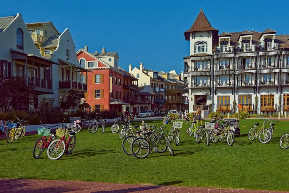 Barrett Square and Town Center neighborhood in Rosemary Beach
