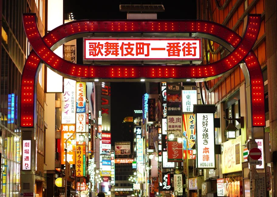 Kabukicho neighborhood in Shinjuku