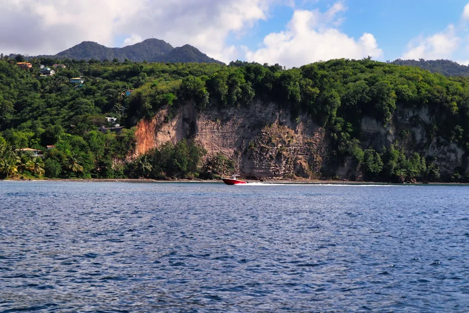 Rodney Bay neighborhood in St. Lucia