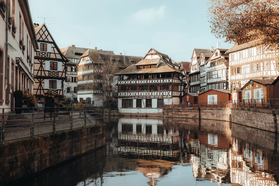 Petite France neighborhood in Strasbourg for the Christmas Market