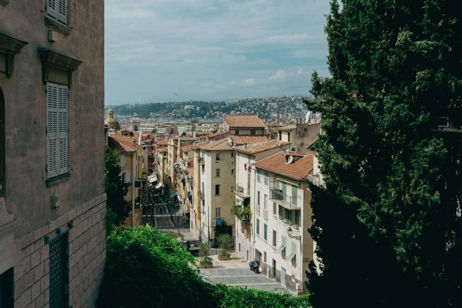 Nice Old Town (Vieux-Nice) neighborhood in French Riviera