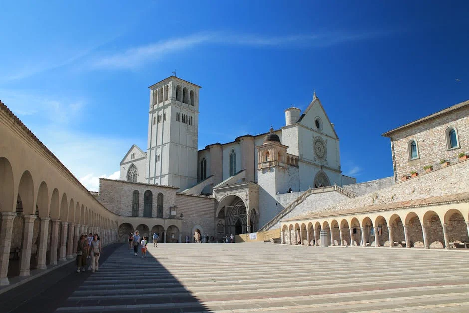 Assisi neighborhood in Umbria