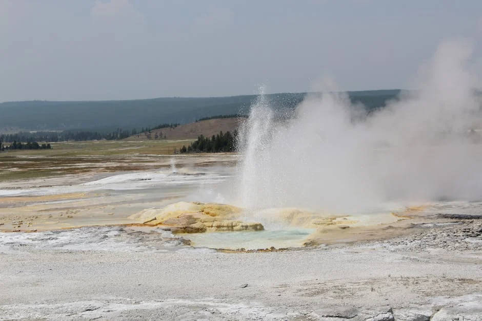 Old Faithful Village neighborhood in Yellowstone National Park